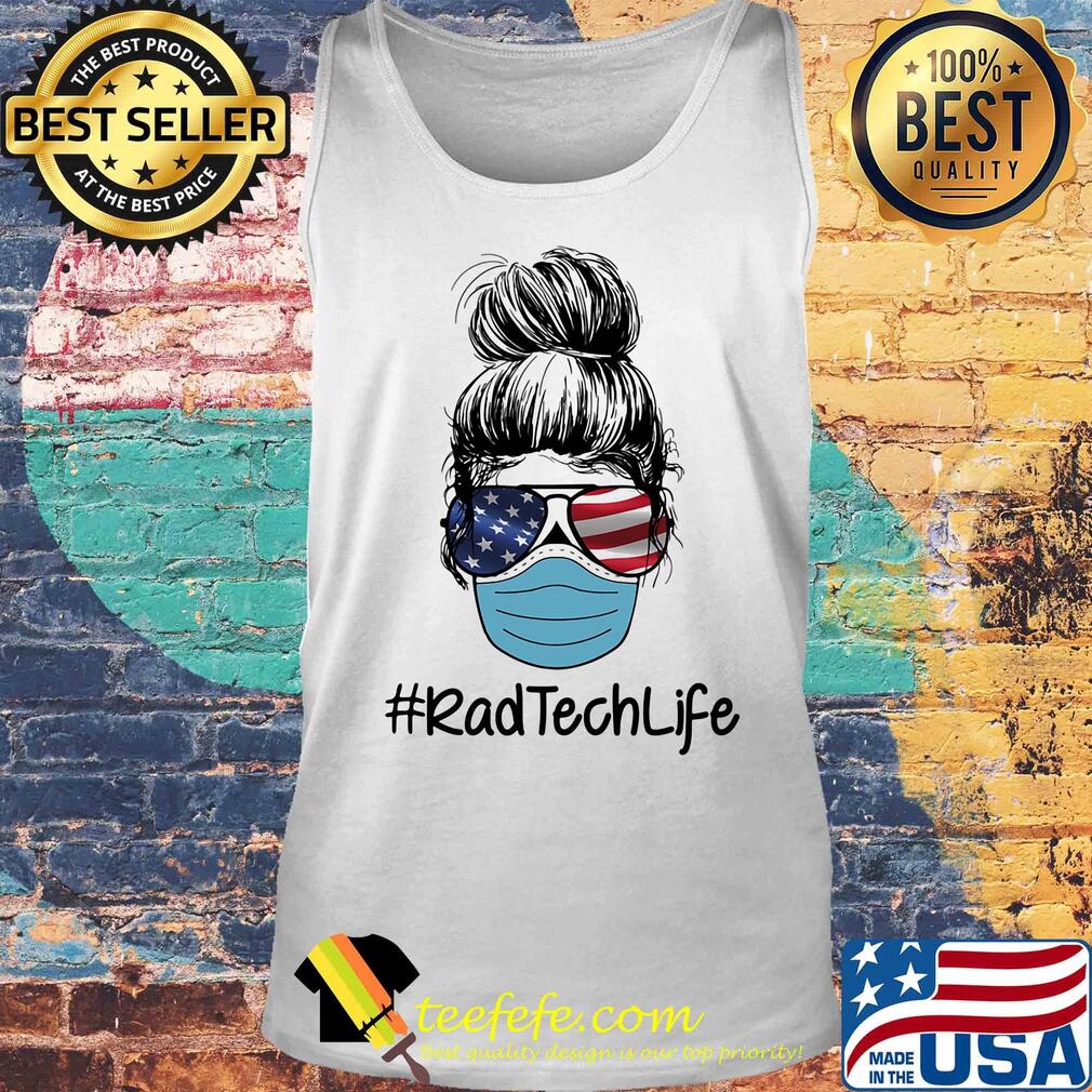 Girl rad tech life american flag covid-19 s Tank top Girl rad tech life american flag covid-19 s Tank top