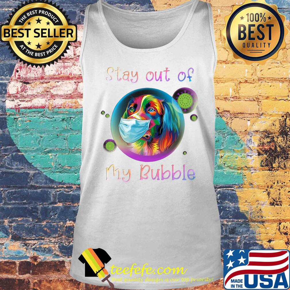 Golden retriever stay out my bubble coronavirus mask s Tank top Golden retriever stay out my bubble coronavirus mask s Tank top