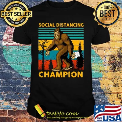 Gorilla Social distancing champion toilet paper Covid-19 vintage shirt