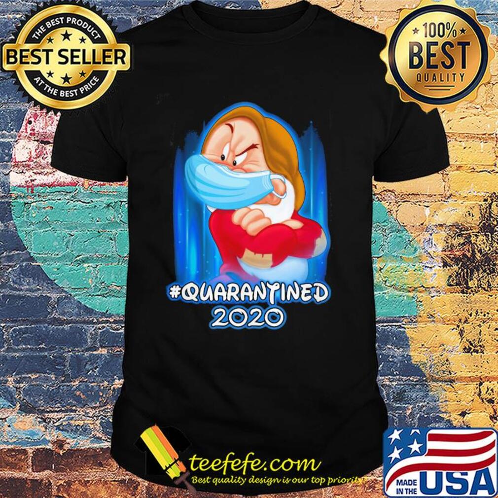 Grumpy quatantined 2020 Disney mask Covid-19 shirt