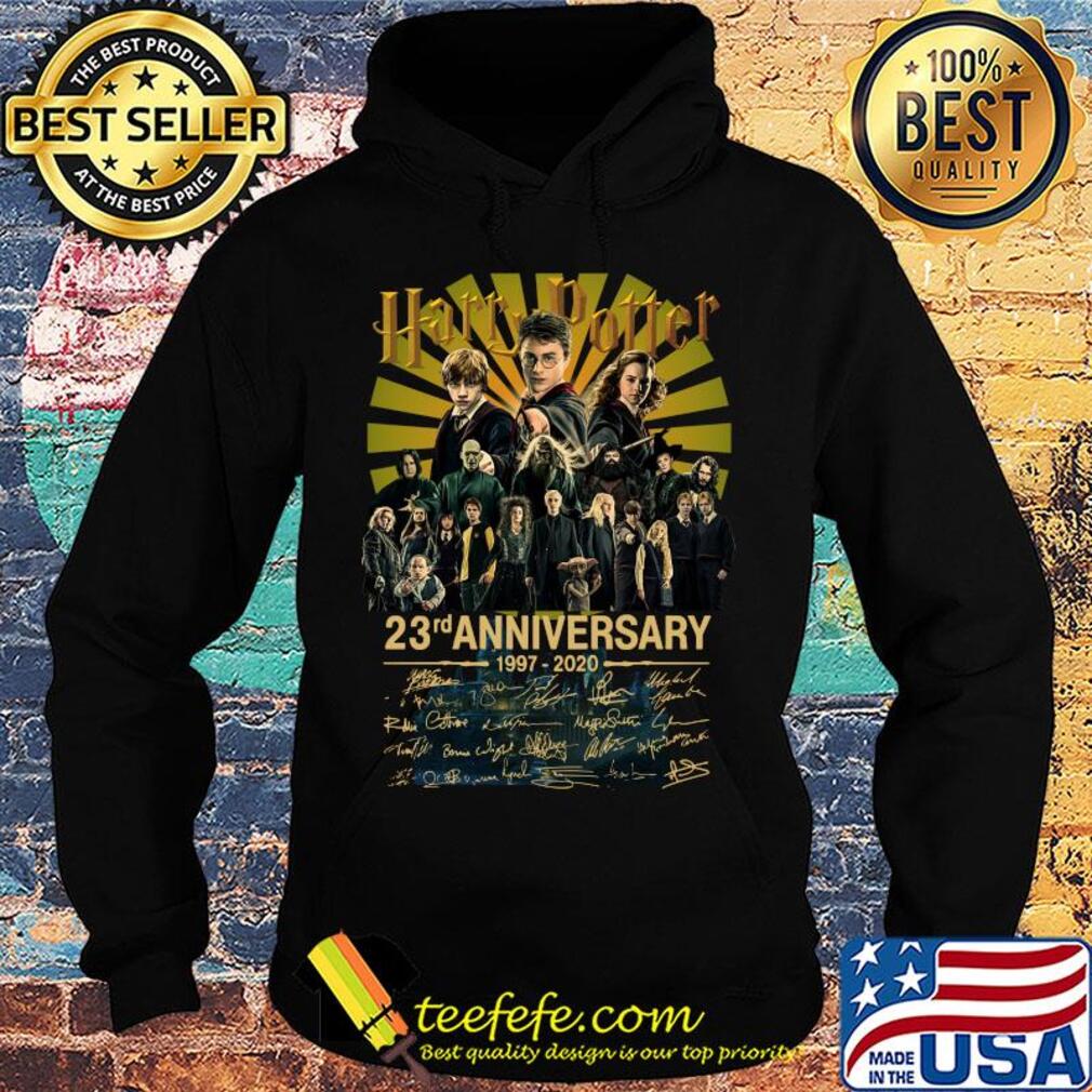 Harry Potter 23rd anniversary 1997-2020 all charter signatures s Hoodie Harry Potter 23rd anniversary 1997-2020 all charter signatures s Hoodie