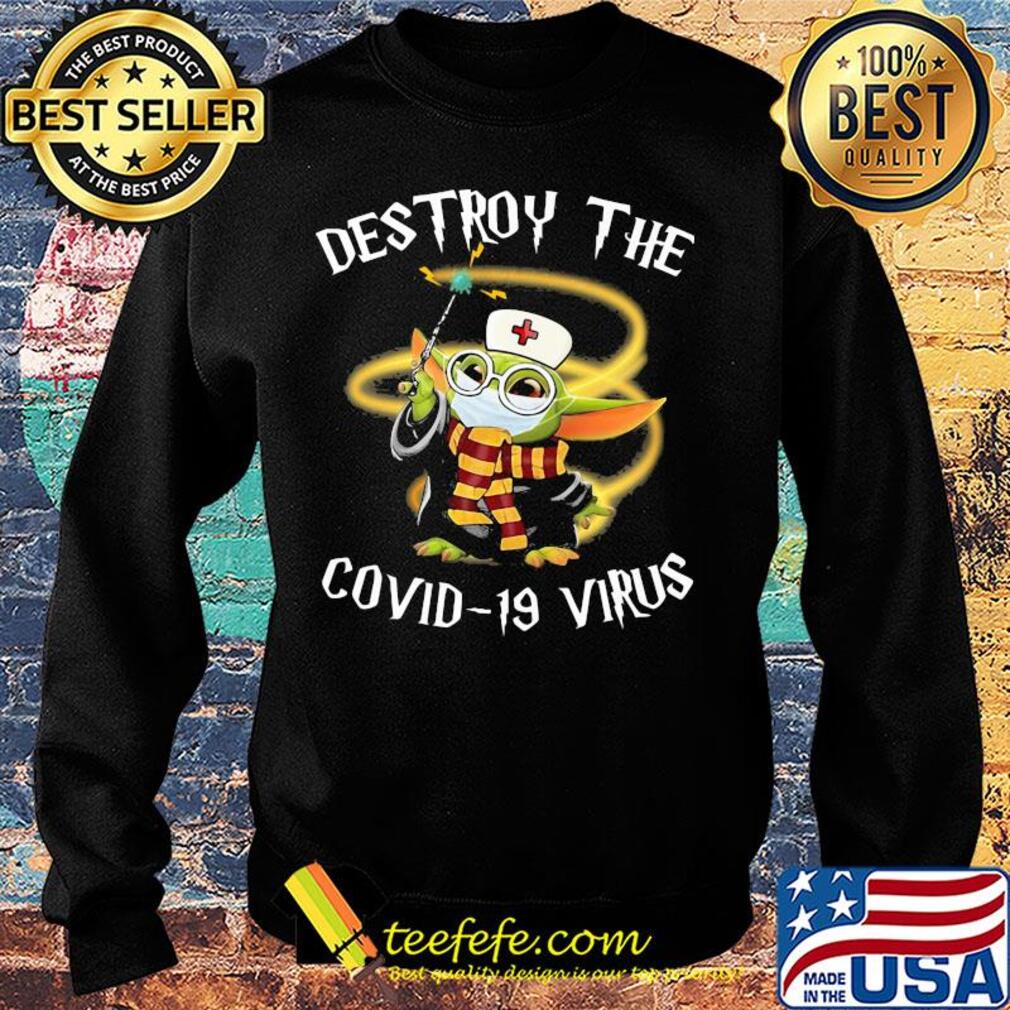 Harry potter baby yoda nurse mask destroy the covid-19 virus s Sweater Harry potter baby yoda nurse mask destroy the covid-19 virus s Sweater
