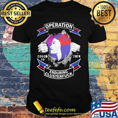 Hawaiian airlines operation covid-19 2020 enduring clusterfuck hands shirt