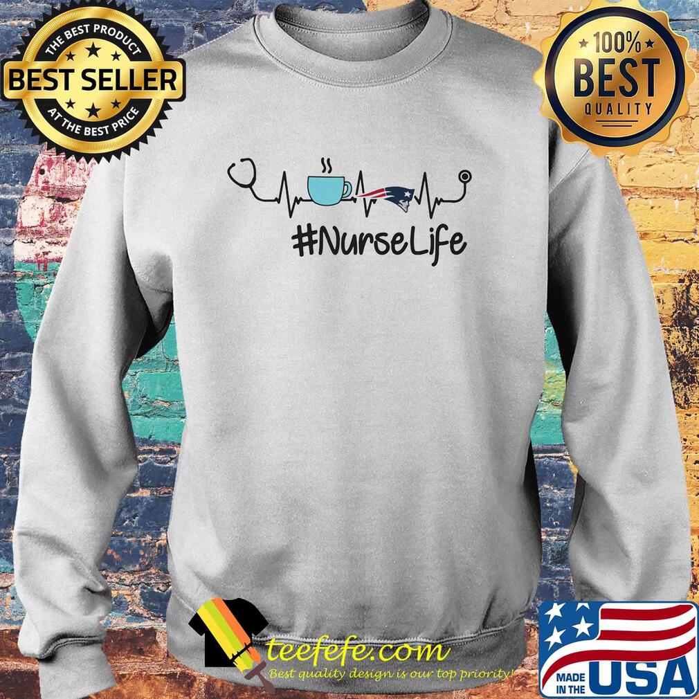 Heartbeat coffee new england patriots nurse life s Sweater Heartbeat coffee new england patriots nurse life s Sweater