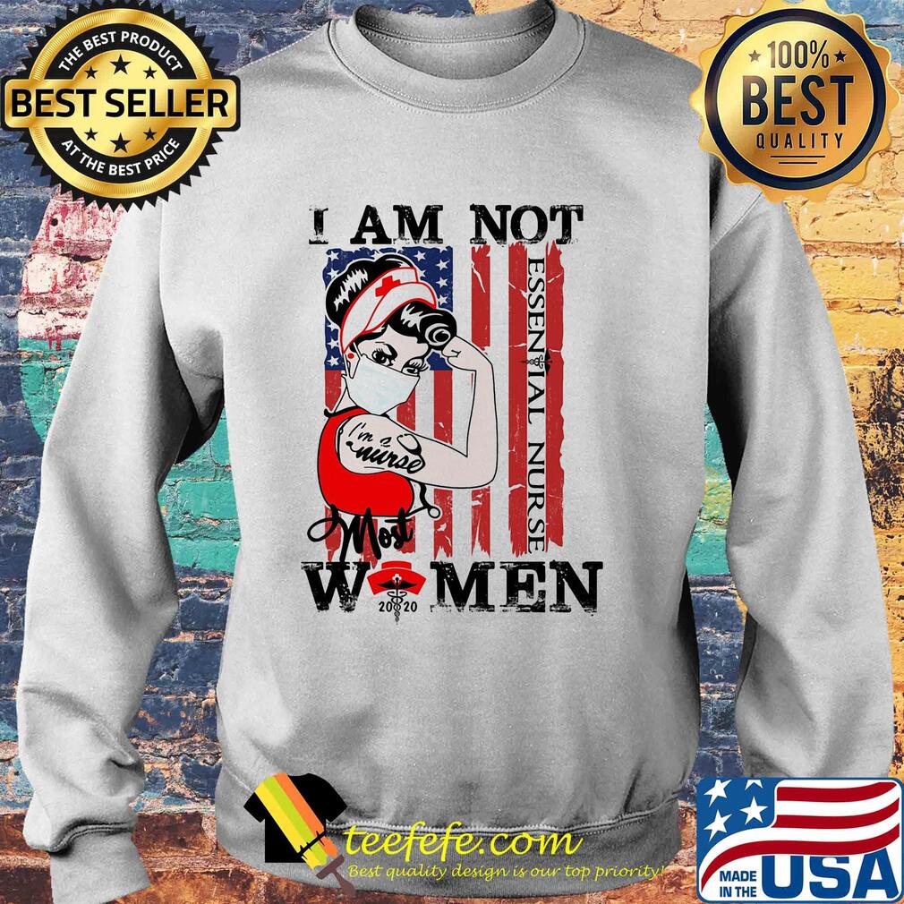 I am not Women I'm a nurse most mask American flag veteran s Sweater I am not Women I'm a nurse most mask American flag veteran s Sweater