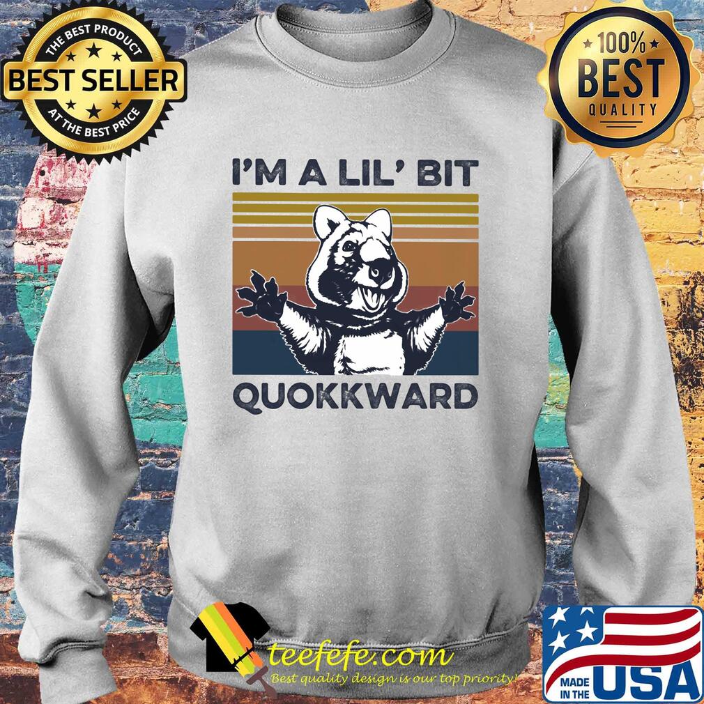 I'm a Lil' bit Quokkward Animal vintage s Sweater I'm a Lil' bit Quokkward Animal vintage s Sweater
