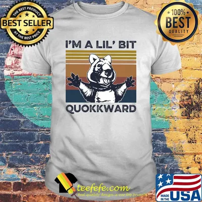 I'm a Lil' bit Quokkward Animal vintage shirt