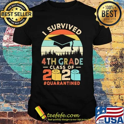 I survived 4th grade class of 2020 quarantined toilet paper vintage shirt