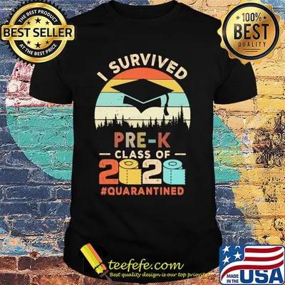 I survived Pre-K class of 2020 quarantined toilet paper shirt
