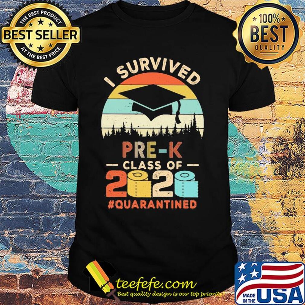 I survived Pre-K class of 2020 quarantined toilet paper shirt
