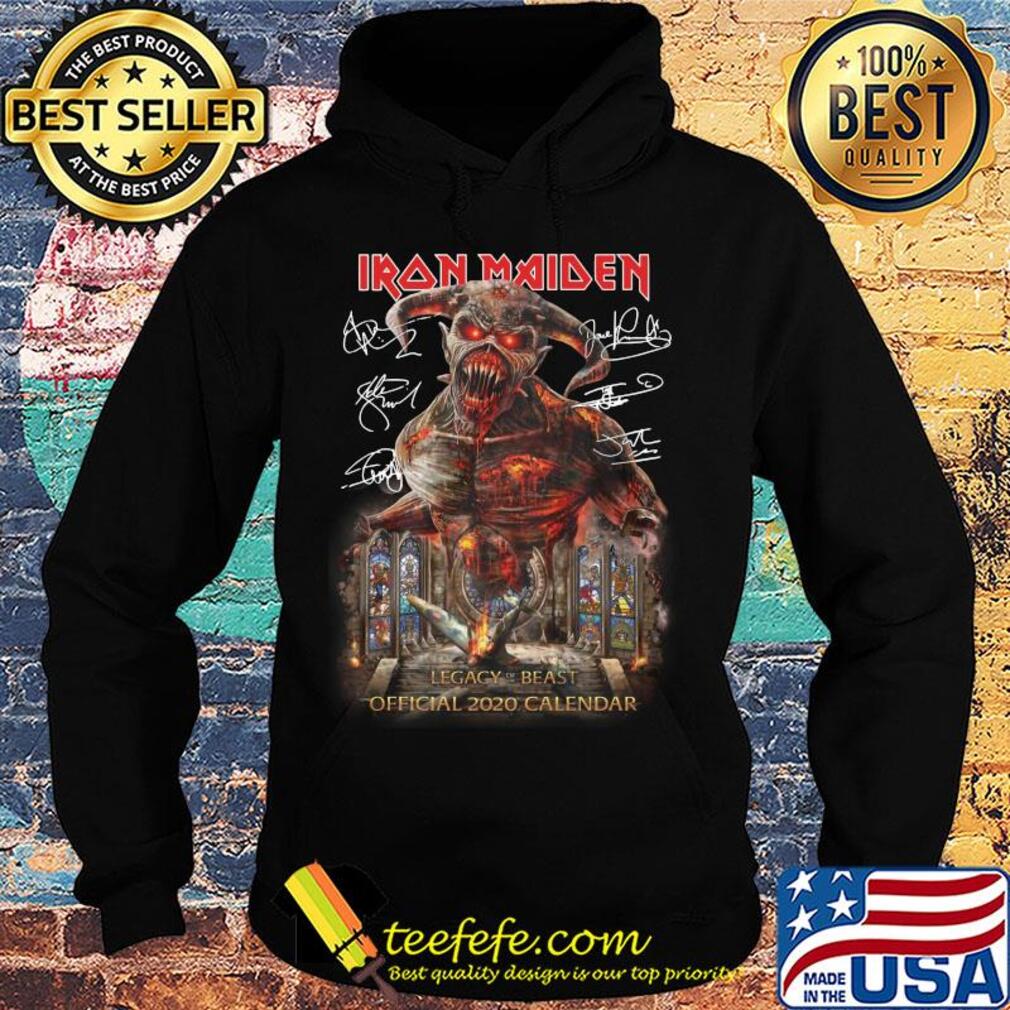 iron maiden legacy beast official 2020 calendar signatures s Hoodie iron maiden legacy beast official 2020 calendar signatures s Hoodie