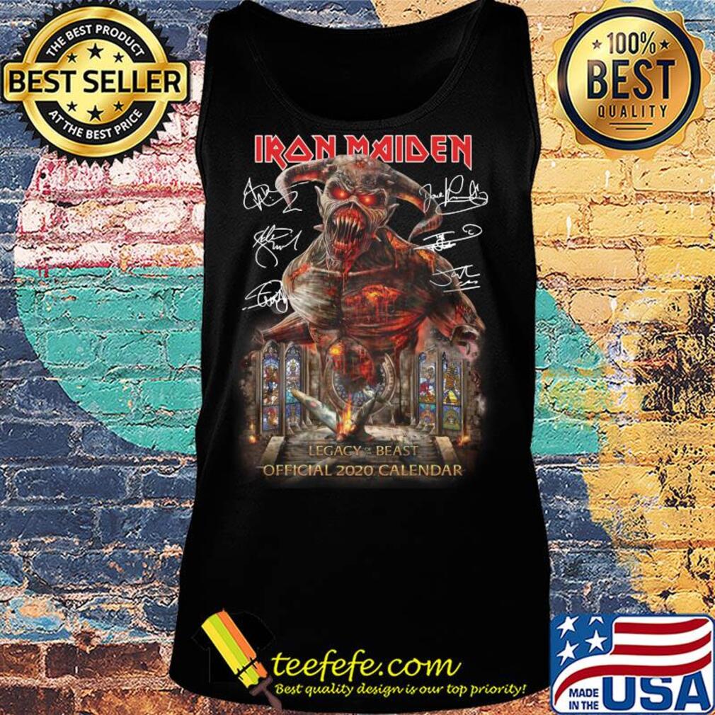 iron maiden legacy beast official 2020 calendar signatures s Tank top iron maiden legacy beast official 2020 calendar signatures s Tank top