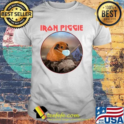 Iron Piggie face mask shirt