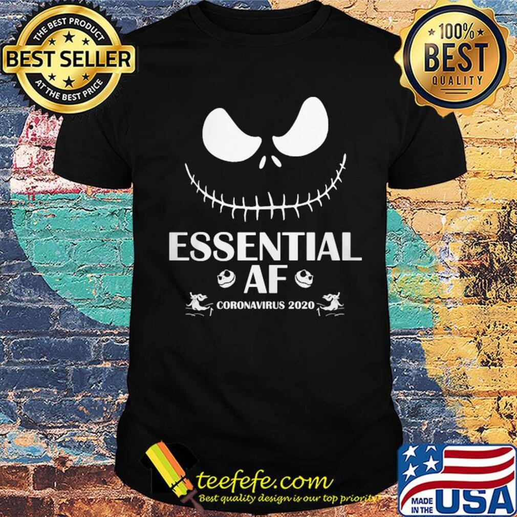 Jack skellington essential af coronavirus 2020 shirt