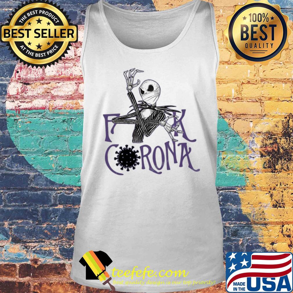 Jack skellington fuck coronavirus mask s Tank top Jack skellington fuck coronavirus mask s Tank top