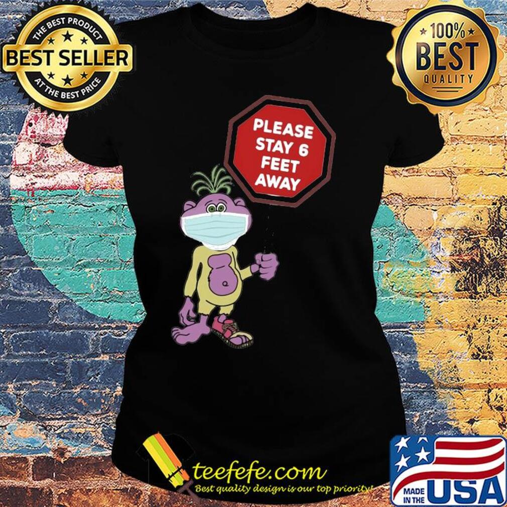 Jeff wear mask please stay 6 feet away covid-19 s Ladies tee Jeff wear mask please stay 6 feet away covid-19 s Ladies tee