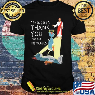 Jesus 1940-2020 thank you for the memories tom and jerry shirt