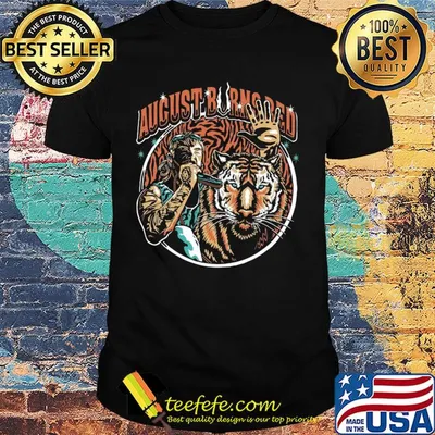 Joe exotic tiger king august burns red metal king breakdowns mayhem and madness shirt