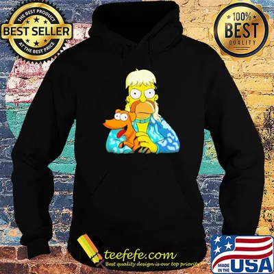 joe exotic tiger king bart simpson dog santa’s little helper shirt