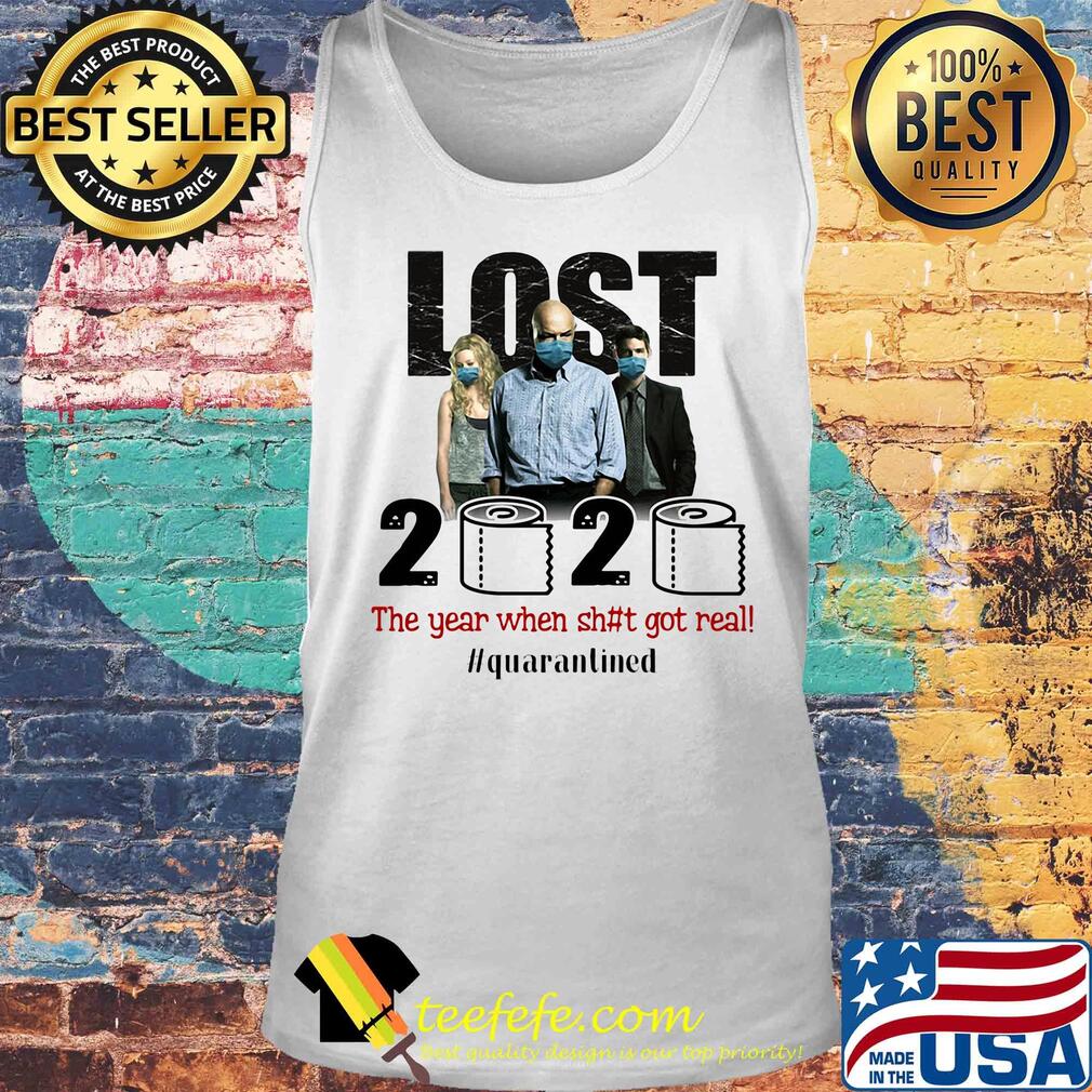 Lost movie 2020 the year when shit got real quarantined toilet paper mask covid-19 s Tank top Lost movie 2020 the year when shit got real quarantined toilet paper mask covid-19 s Tank top