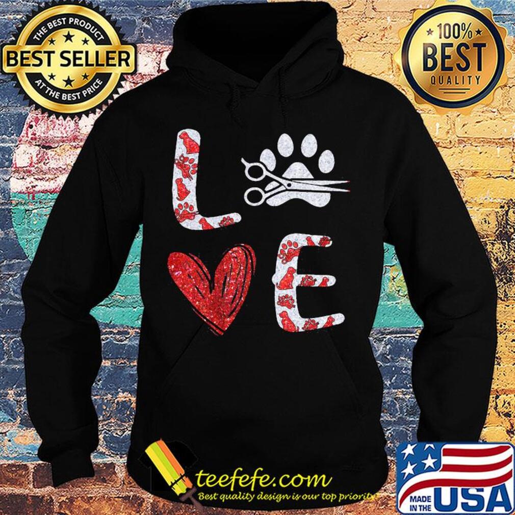 Love hair stylist paws heart diamond s Hoodie Love hair stylist paws heart diamond s Hoodie