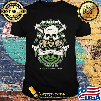 Metallic 2020 pandemic Covid-19 in case skull shirt