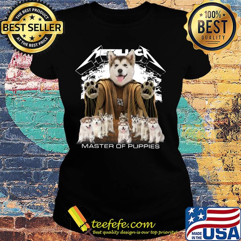 Metallic Alaskan Malamute Master of puppies s Ladies tee Metallic Alaskan Malamute Master of puppies s Ladies tee