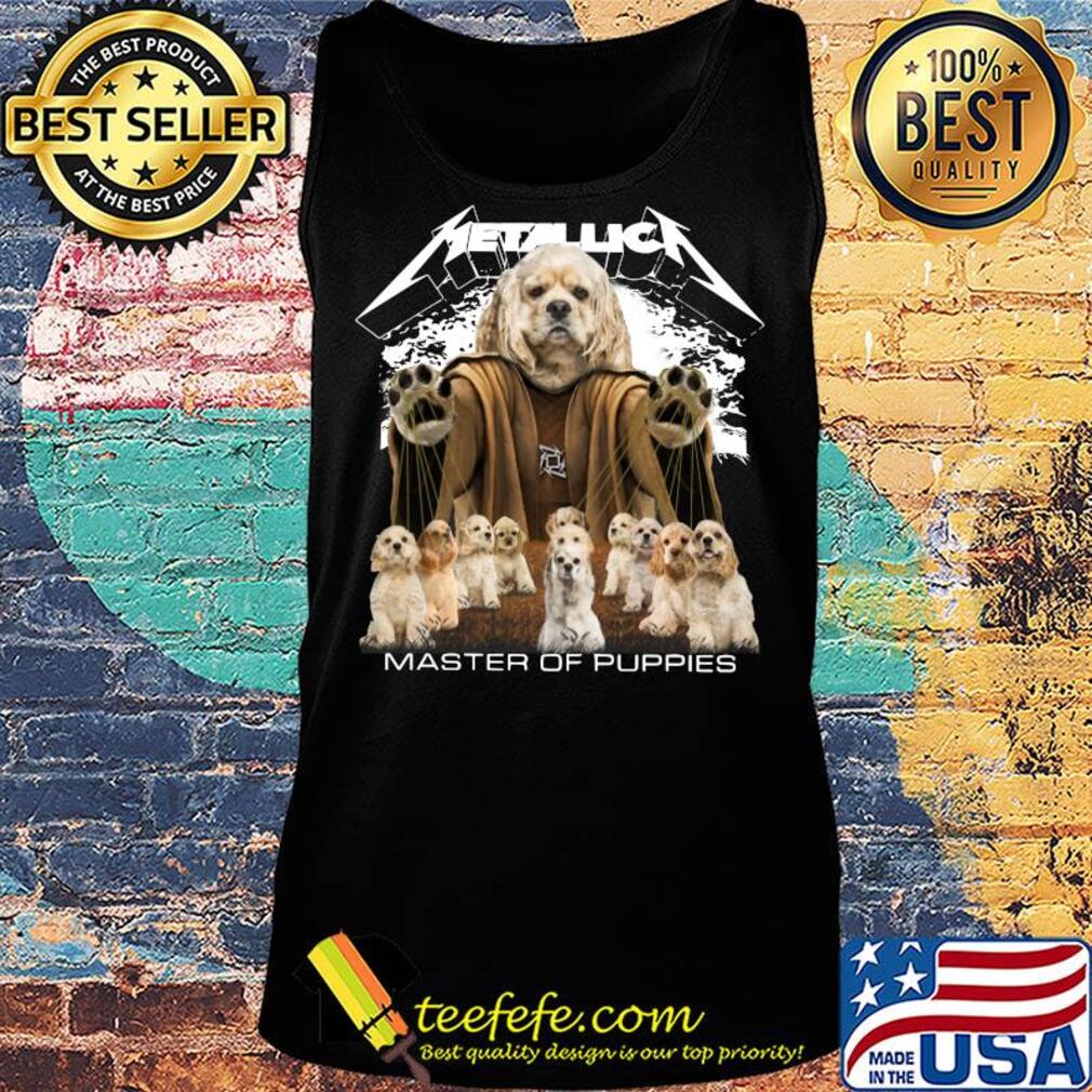 Metallic American Cocker Spaniel Master of puppies s Tank top Metallic American Cocker Spaniel Master of puppies s Tank top