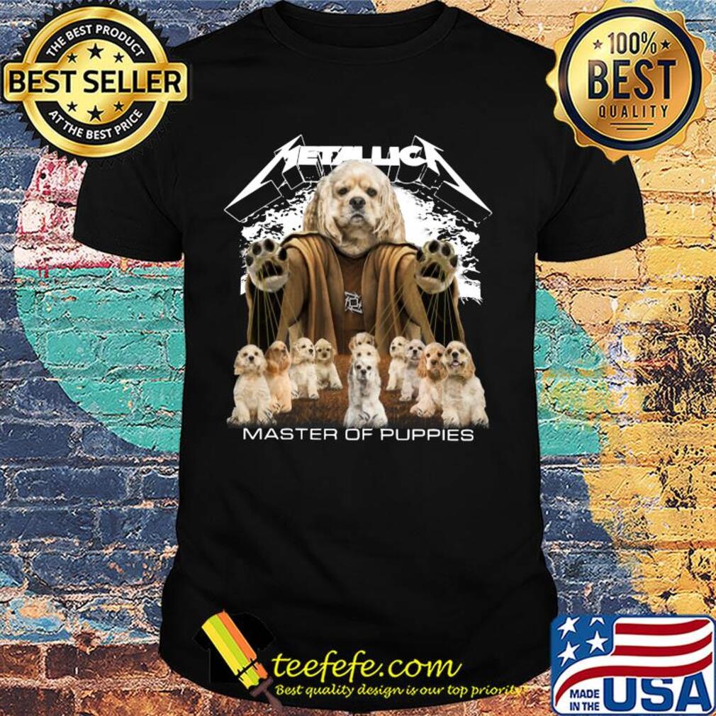 Metallic American Cocker Spaniel Master of puppies shirt Metallic American Cocker Spaniel Master of puppies shirt