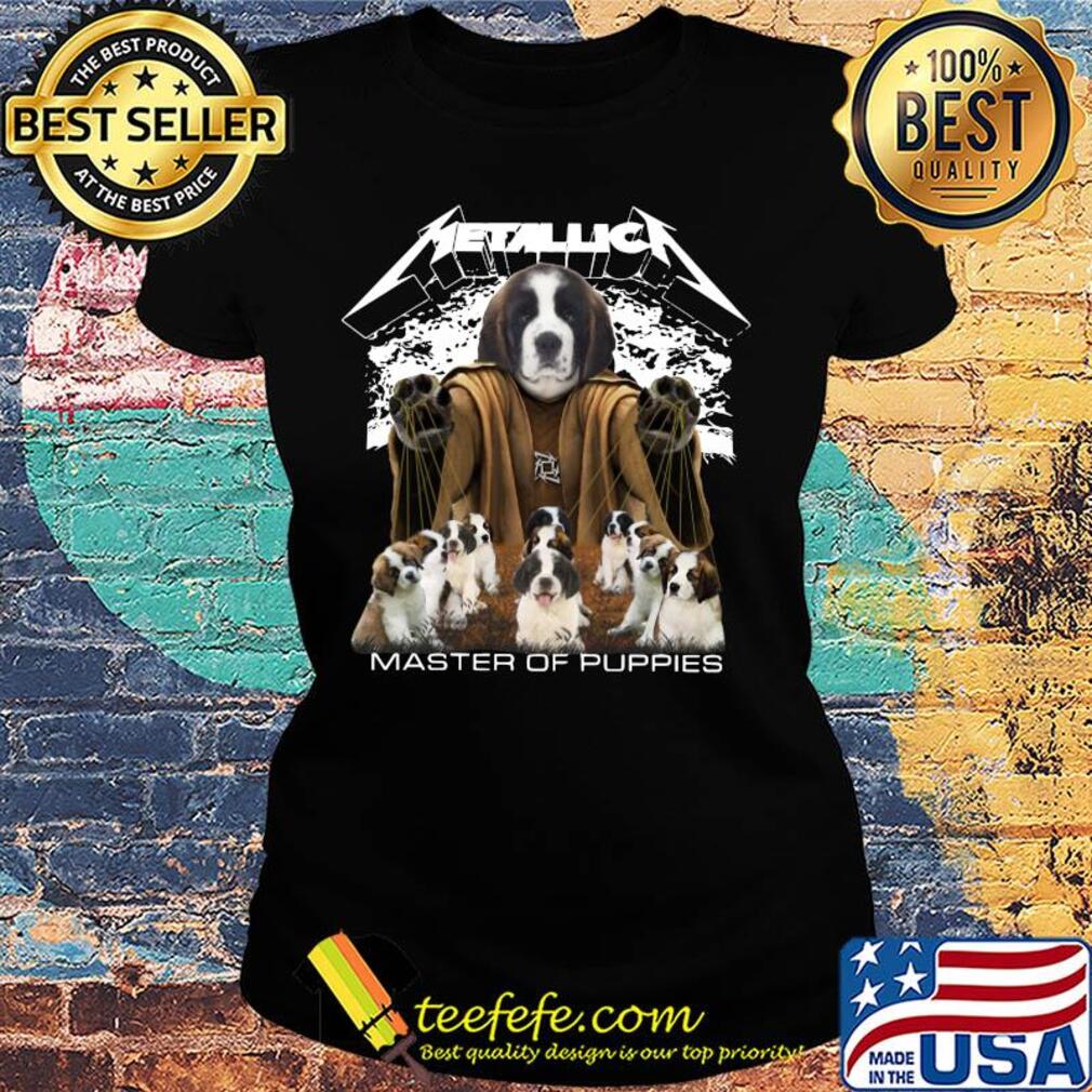 Metallic Bernard Master of puppies s Ladies tee Metallic Bernard Master of puppies s Ladies tee