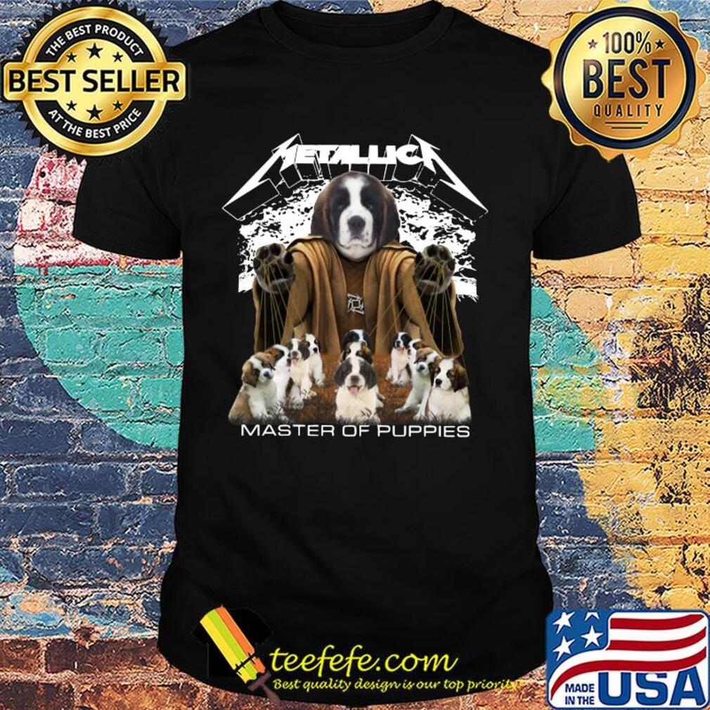 Metallic Bernard Master of puppies shirt Metallic Bernard Master of puppies shirt