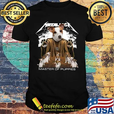 Metallic Jack Russell Terrier Master of puppies shirt