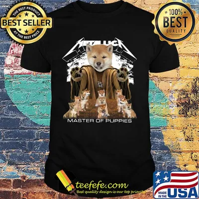 Metallic Shiba Inu Master of puppies shirt