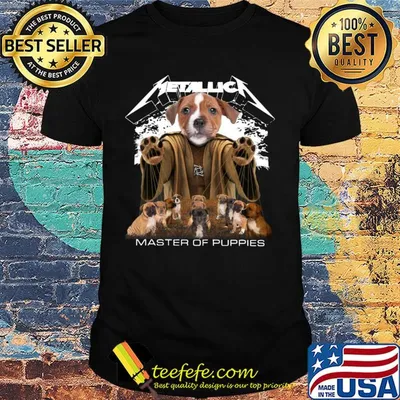 Metallic Staffordshire Bull Terrier Master of puppies shirt