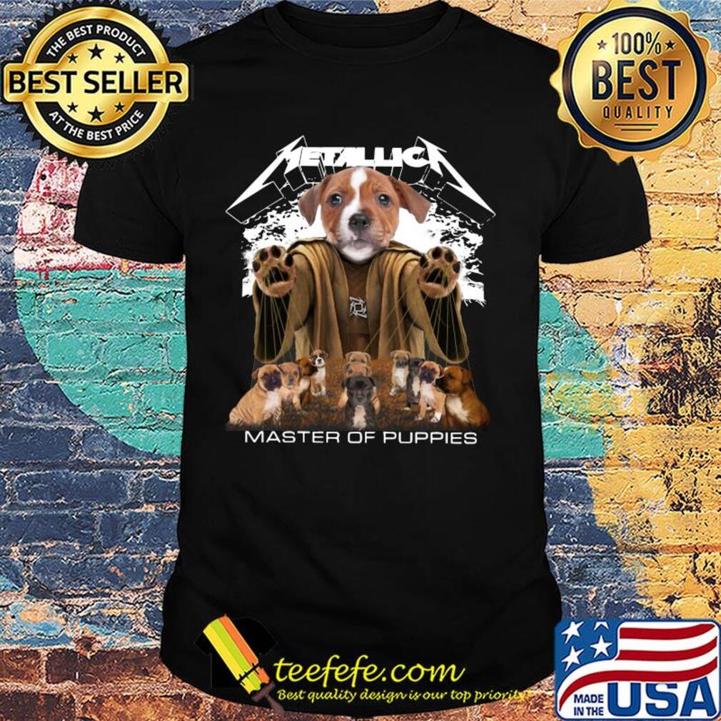 Metallic Staffordshire Bull Terrier Master of puppies shirt