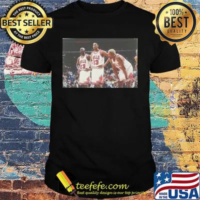 Michael Jordan Scotty Pippen Dennis Rodman shirt