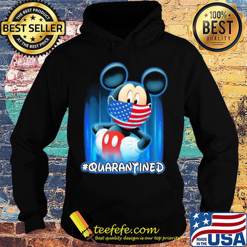 Mickey mouse quarantined American flag mask Disney s Hoodie Mickey mouse quarantined American flag mask Disney s Hoodie