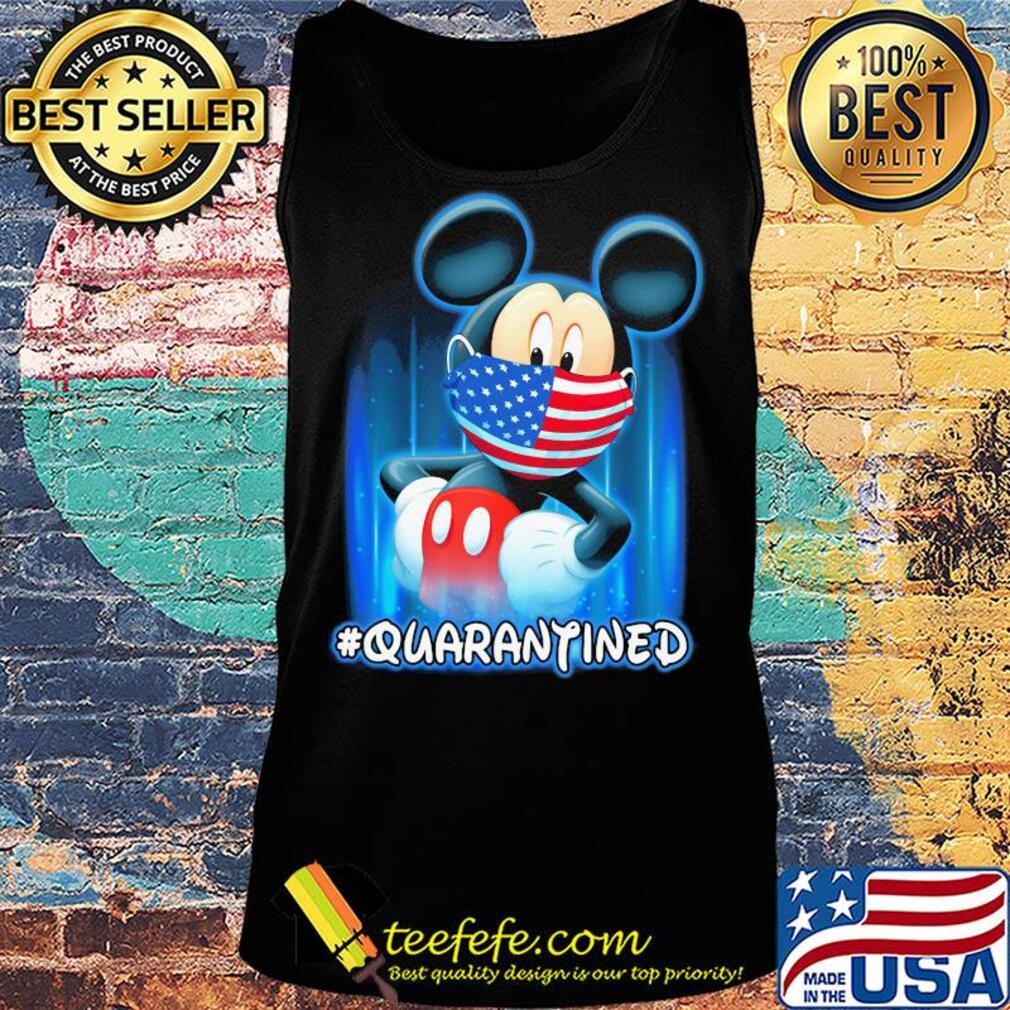 Mickey mouse quarantined American flag mask Disney s Tank top Mickey mouse quarantined American flag mask Disney s Tank top