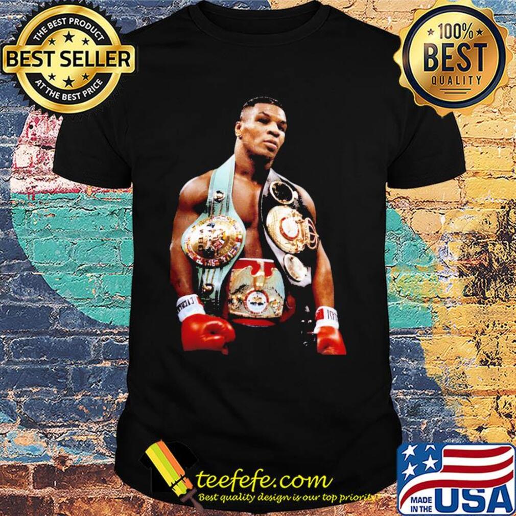Mike tyson championship belts shirt
