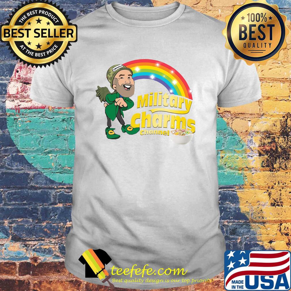 Military charms channel rainbow shirt Military charms channel rainbow shirt