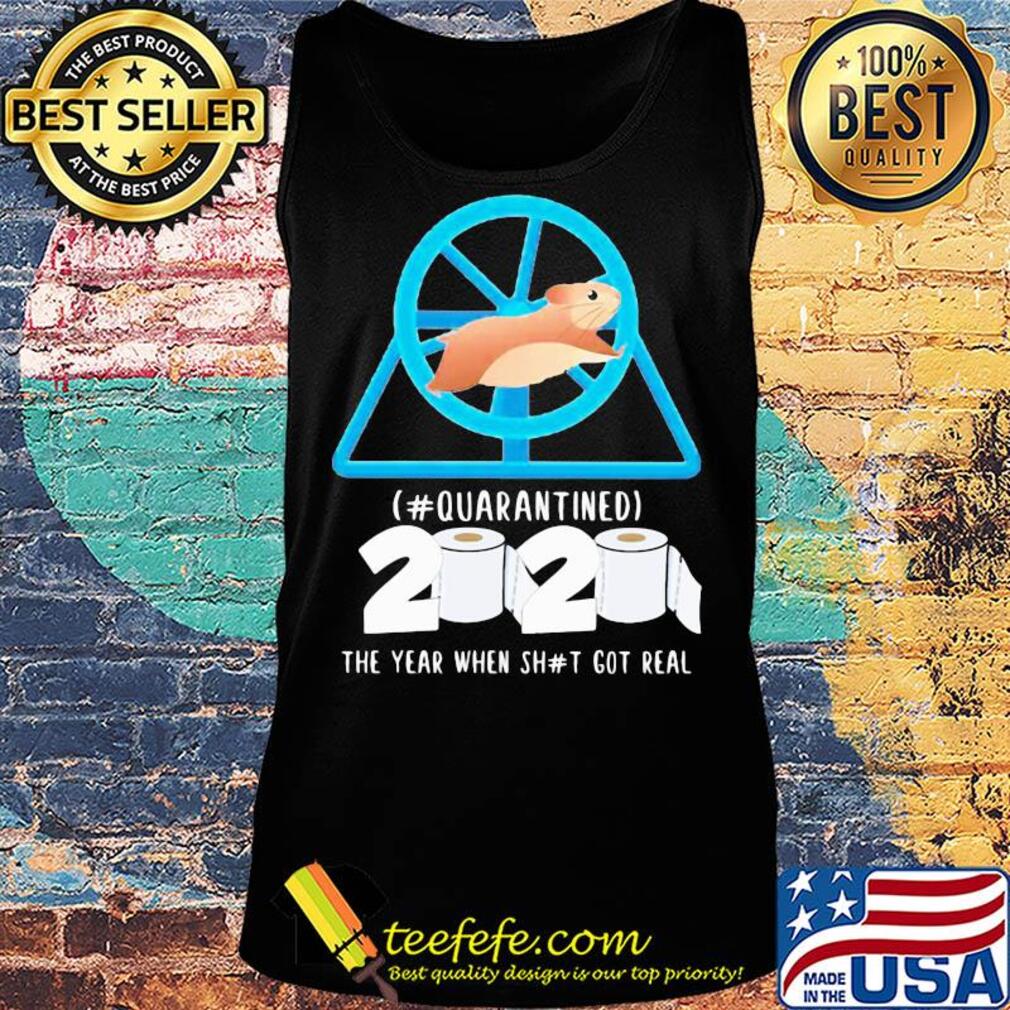 Mouse quarantined 2020 toilet paper the year when shit got real quarantined s Tank top Mouse quarantined 2020 toilet paper the year when shit got real quarantined s Tank top