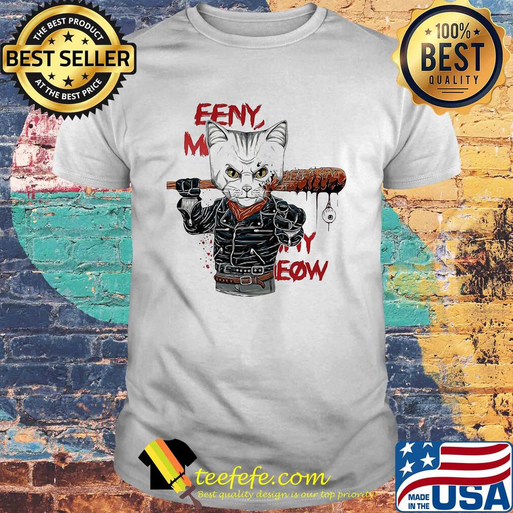 Negan cat eeny meeny miny meow shirt