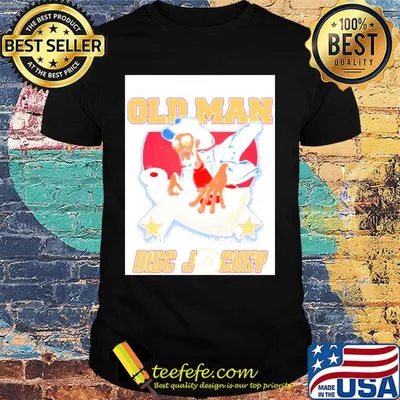 Never underestimate an old man who is also a Disc Jockey shirt