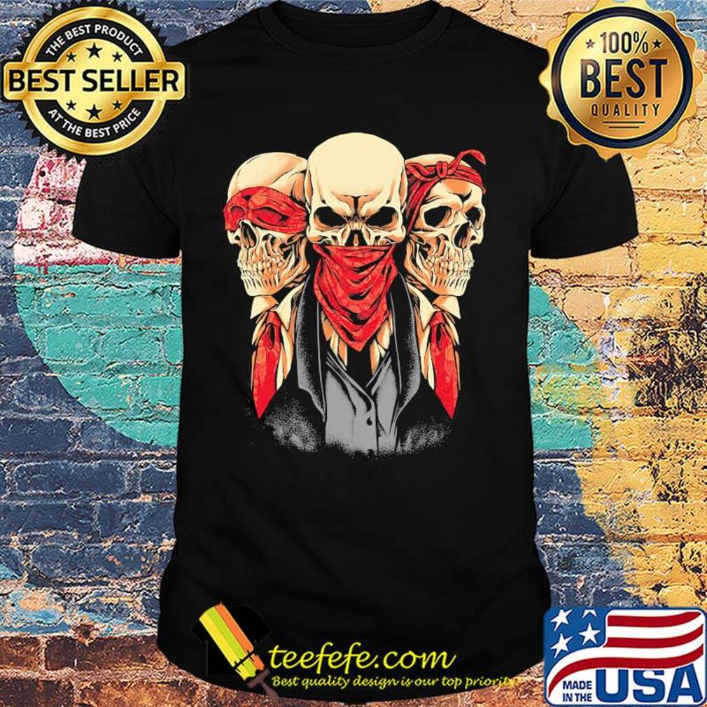 No see no listen no speak skull shirt No see no listen no speak skull shirt
