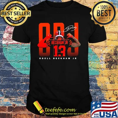 Odell Beckham Jr 13 signature shirt
