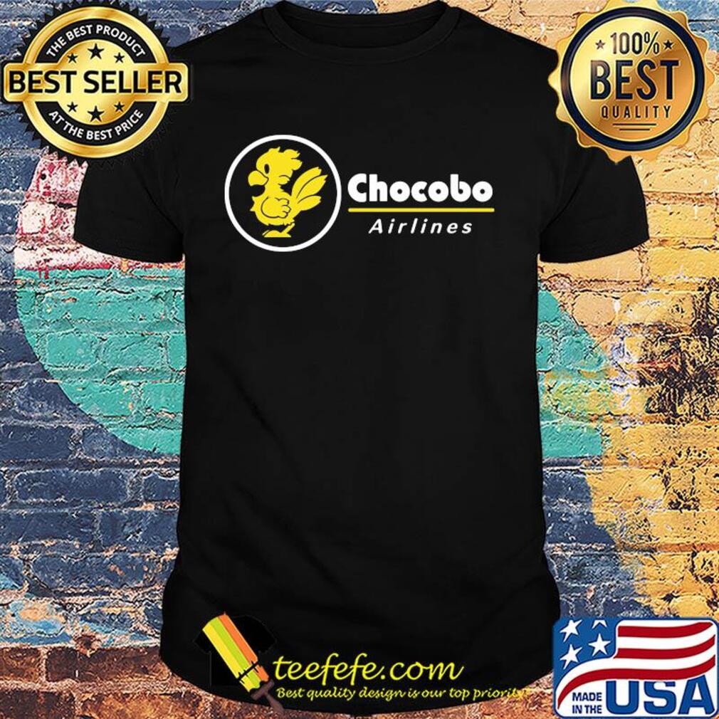 Official chocobo airlines logo shirt Official chocobo airlines logo shirt
