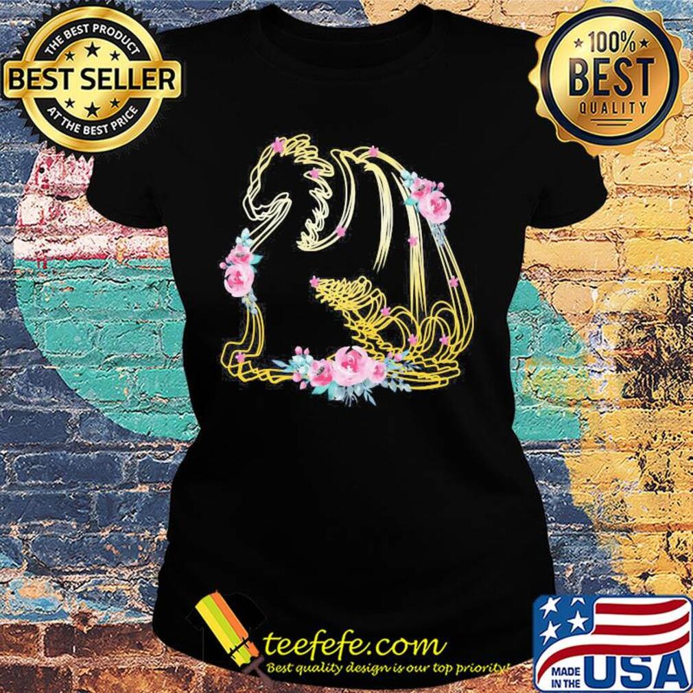 Official Dragon flower love s Ladies tee Official Dragon flower love s Ladies tee