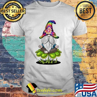 Official hippie gnomes yoga shirt