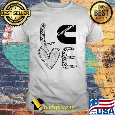 Official Love Cummins heart shirt