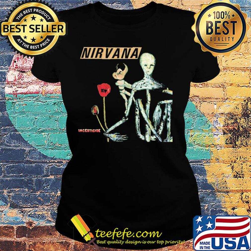 Official Nirvana incesticide flower s Ladies tee Official Nirvana incesticide flower s Ladies tee